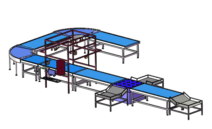 五面掃碼分揀機(jī)